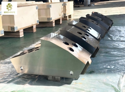GOOD-KNIFE Split-Type Shredder Blades Completed and Officially Shipped to Japan